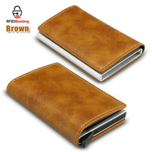 Load image into Gallery viewer, RFID Blocking Leather wallet Unbranded