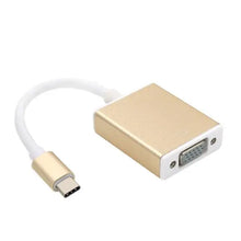 Load image into Gallery viewer, USB 3.1 Type C to Female VGA 1080p Adapter Cable HUB New Macbook Pro Google One Click Shop Australia