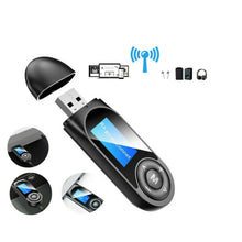 Load image into Gallery viewer, USB Bluetooth 5.0 Transmitter Receiver Audio Adapter AUX 3.5mm TV CAR PC Speaker Unbranded