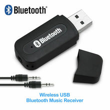 Load image into Gallery viewer, USB Bluetooth Audio Receiver Adaptor Wireless Music 3.5mm Dongle AUX A2DP Car Unbranded