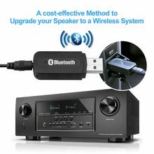 Load image into Gallery viewer, USB Bluetooth Audio Receiver Adaptor Wireless Music 3.5mm Dongle AUX A2DP Car Unbranded