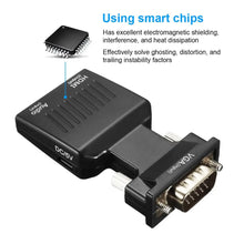 Load image into Gallery viewer, 1080P VGA to HDMI Adapter Male to Female with Audio HD One Click Shop