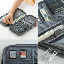 Load image into Gallery viewer, Waterproof Passport Holder Travel Document Wallet RFID Bag Family Case Organizer Unbranded