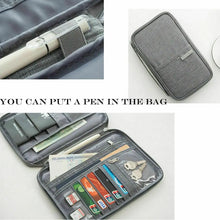 Load image into Gallery viewer, Waterproof Passport Holder Travel Document Wallet RFID Bag Family Case Organizer Unbranded