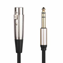 Load image into Gallery viewer, XLR Female To 6.35mm 1/4 Male Microphone Stereo Audio Cable TRS Jack Lead/Mic Unbranded