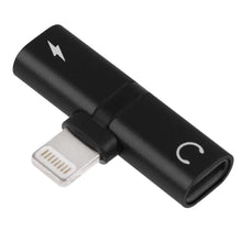 Load image into Gallery viewer, iPhone Lightning Audio + Charge 2-in 1 Dual Mini Adapter For iPhone 7/7 Plus/6/6 Plus/6S/5/5S/8/X One Click Shop Australia