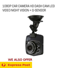 Load image into Gallery viewer, 1080P Car Camera HD Dash Cam LCD Video Night Vision + G-sensor Unbranded
