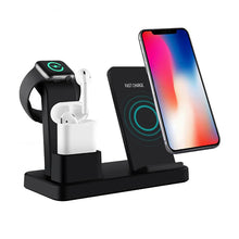 Load image into Gallery viewer, 3in1 QI Wireless Charger Charging Station Dock for Apple Watch iPhone Android