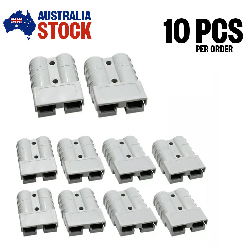 10pcs 50 Amp Anderson Style Plug Connectors 12-24V DC Power Tool Charger Battery