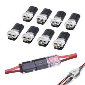 20Pcs 12V Wire Cable Snap Plug In Connector Terminal Connections Joiners for Car Auto