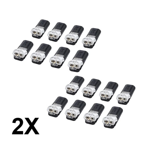 20Pcs 12V Wire Cable Snap Plug In Connector Terminal Connections Joiners for Car Auto Unbranded