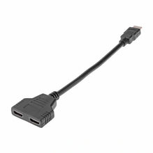 Load image into Gallery viewer, 2X HDMI Splitter Y Male Port To Dual HDMI Port Female Cable Adapters Full HD 1080p
