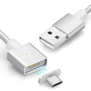 2X Micro USB Charger Cable 2.4A Magnetic Charger