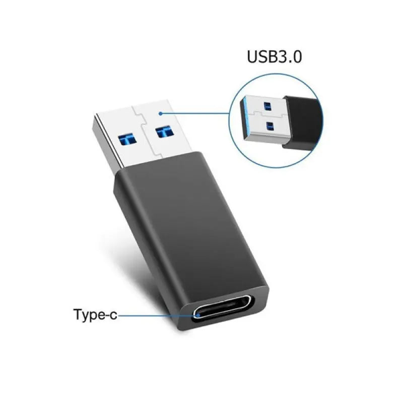USB3 to USBC Adapter USB 3.0 Male to USB Type-C Female Port – One Click ...