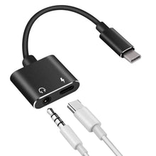 Load image into Gallery viewer, 2in1 Type C Audio Cable Adapter Type C Charging to 3.5mm Headphone Unbranded