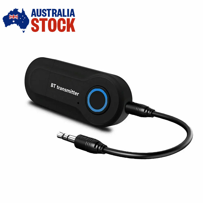 Bluetooth Audio Wireless Receiver Transmitter 3.5mm AUX Adapter for PC/TV/Car