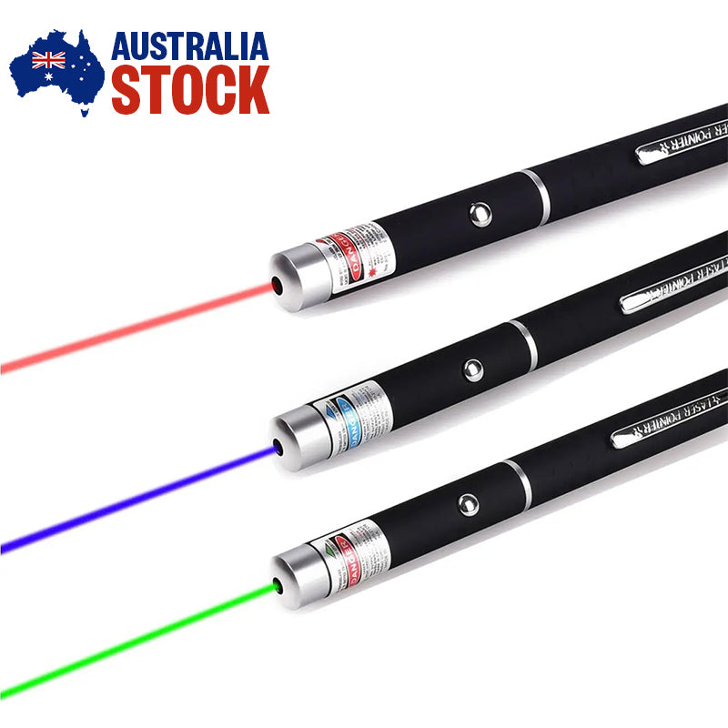 3PCS Set RGB Color Laser Pointer Pen Office Tools for Business Presentation