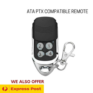 ATA PTX-4 Replacement Remote for Compatible Garage Door 301 V1 V2 Unbranded