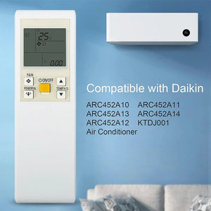 Air Conditioner Remote Control for Daikin ARC452A10 ARC452A11 ARC452A13 ARC452A14 arc452a12 KTDJ001 One Click Shop