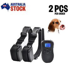 Load image into Gallery viewer, Dual Humane Dog Training Collar with Beep and Vibration Waterproof Rechargeable