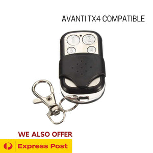 Avanti TX4 Superlift Remote Garage Door Compatible Replacement Remote Unbranded