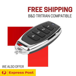 B&D Tritran Garage Door Compatible Replacement Remote Unbranded