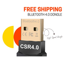 Load image into Gallery viewer, Bluetooth CSR 4.0 Dongle Driver USB Bluetooth Dongle Bluetooth USB Dongle Win7/8/10 Unbranded