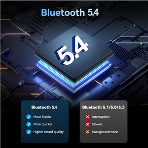 2025 USB Bluetooth Adapter Bluetooth 5.4 Adapter for PC Plug & Play for Windows 11