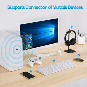 2025 USB Bluetooth Adapter Bluetooth 5.4 Adapter for PC Plug & Play for Windows 11