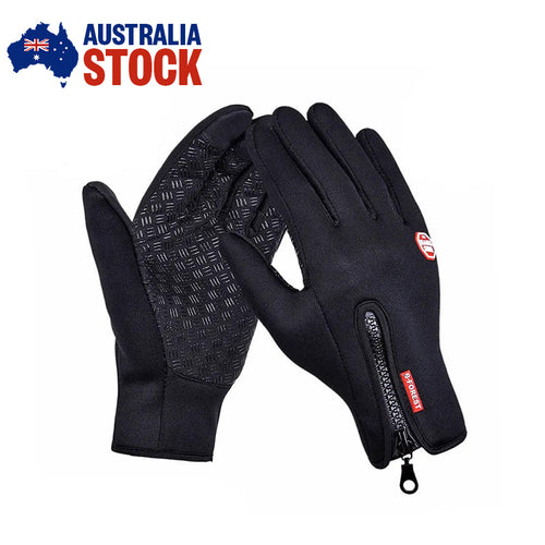 Cycling Touch Screen Gloves Waterproof For Outdoor Sports, Jogging, Skiing, Hiking, Running