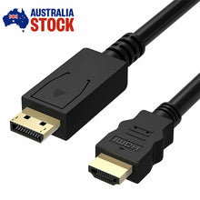 Load image into Gallery viewer, DisplayPort DP to HDMI Cable Male to Male Full HD High Speed