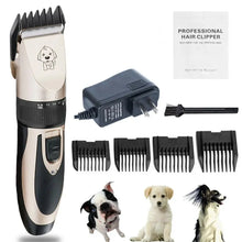 Load image into Gallery viewer, Quiet Electric Dog Grooming Cordless Clippers Trimmer Kit One Click Shop Australia