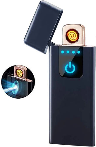 Smart Cigarette Lighter with Fingerprint Sensor Electric Lighter USB Rechargeable One Click Shop