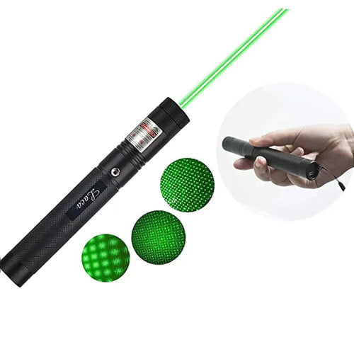 Green Laser Pointer USB Rechargeable for Outdoor, Camping, Office Use