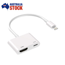 Load image into Gallery viewer, Compatible HDMI Digital AV Adapter for iPad iPhone White - POWER SUPPLY NEEDED