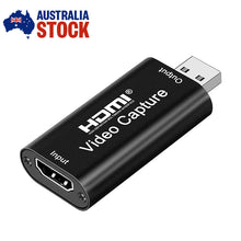 Load image into Gallery viewer, HDMI Video Capture Card to USB 2.0 1080p HD Recorder Video Game Livestreaming