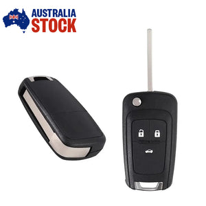 Holden 3 Button Shell Case Flip Key Remote Replacement for Barina Cruze Trax