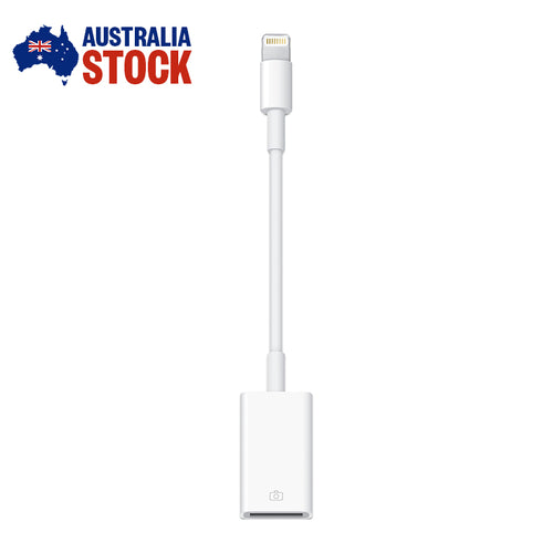 Apple 8-Pin iPad iPhone to USB OTG Adapter Converter Compatible Cable