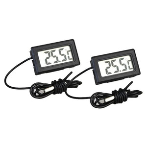 Mini LCD Digital Thermometer Probe Sensor for Food Water Fridge Freezer Aquarium Temperature