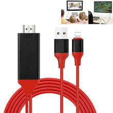 Load image into Gallery viewer, NEW 2024 2M 8 Pin to HDMI HD TV AV Cable Lead For iPhone 11 12 13 14 Pro XR XS Max XS X 8 7 6 Unbranded