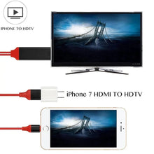 Load image into Gallery viewer, NEW 2024 2M 8 Pin to HDMI HD TV AV Cable Lead For iPhone 11 12 13 14 Pro XR XS Max XS X 8 7 6