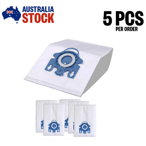 5 Pack Vacuum Cleaner Bags for Miele 3D GN COMPLETE and MIELE FJM Red 3D COMPACT