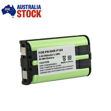 Load image into Gallery viewer, Panasonic Cordless Phone HHR-P104 Replacement Battery Ni-MH 3.6V 900mAh