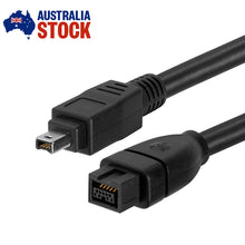 Load image into Gallery viewer, Premium Firewire IEEE1394 800 9 Pin to 400 4 Pin Adapter Cable Cord