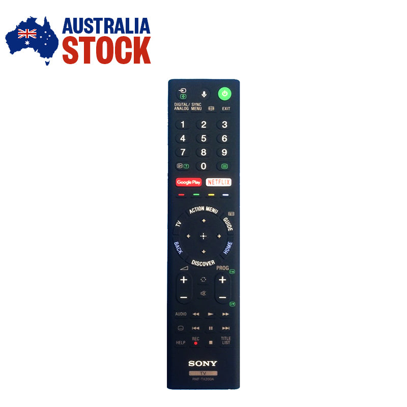 Sony TV Netflix Replacement Remote Control 4K Google Play RMF-TX200A RMF-TX300A