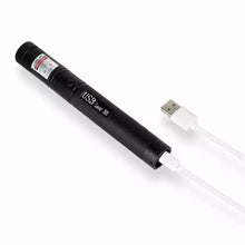 Load image into Gallery viewer, Rechargeable USB Red Laser Pointer Pen Visible Light for Outdoor Pets Office Use