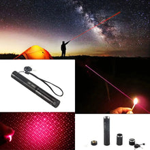 Load image into Gallery viewer, Rechargeable USB Red Laser Pointer Pen Visible Light for Outdoor Pets Office Use