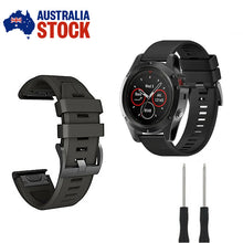 Load image into Gallery viewer, Garmin FENIX5X Plus Replacement Strap band Quick Fit 22mm Watch Bands Silicone