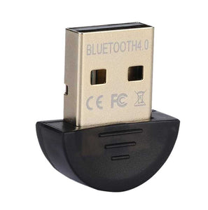 Round MiniUSB Bluetooth Adapter V4.0 Dual Mode Wireless Dongle Receiver Unbranded