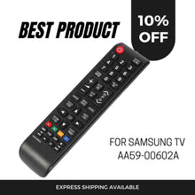 Load image into Gallery viewer, SAMSUNG TV Replacement Remote Control AA59-00602A / AA5900602A Unbranded